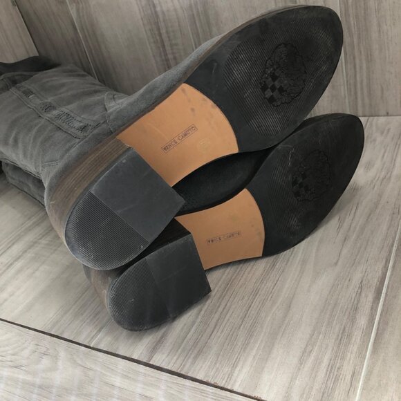 Vince Camuto OTK Boots Womens 8.5M Kochelda Gray Suede Over The Knee - Picture 11 of 12
